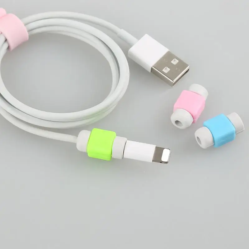 Laiyiqi Cute Earphone Protector Cable Winder Cord Protection Wire Cover For Smart Phones USB Cable Mobile Phone ham dia images - 6