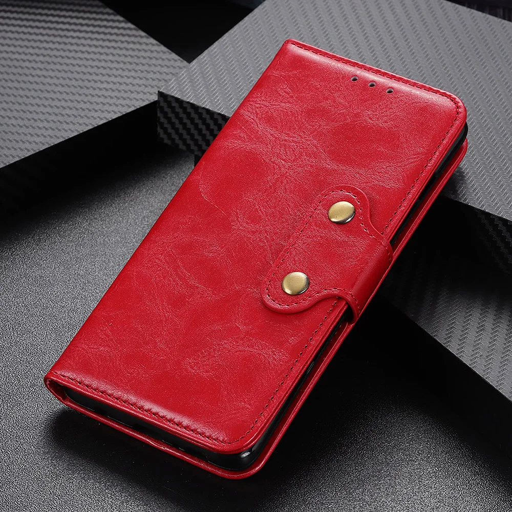 Для Xiaomi mi CC9e A3 Crazy Horse кожаный чехол для телефона с отделениями карт + пряжка против