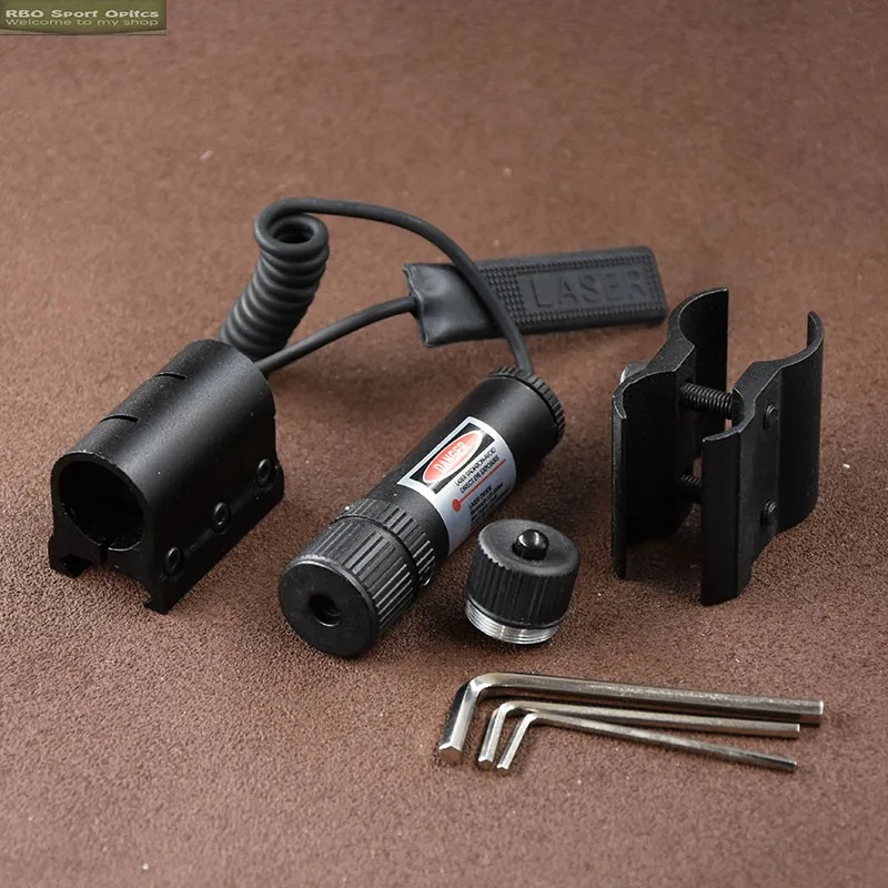 

Red Laser Sight Scope Fit Barrel And Picatinny Weaver Rail Mount M7096