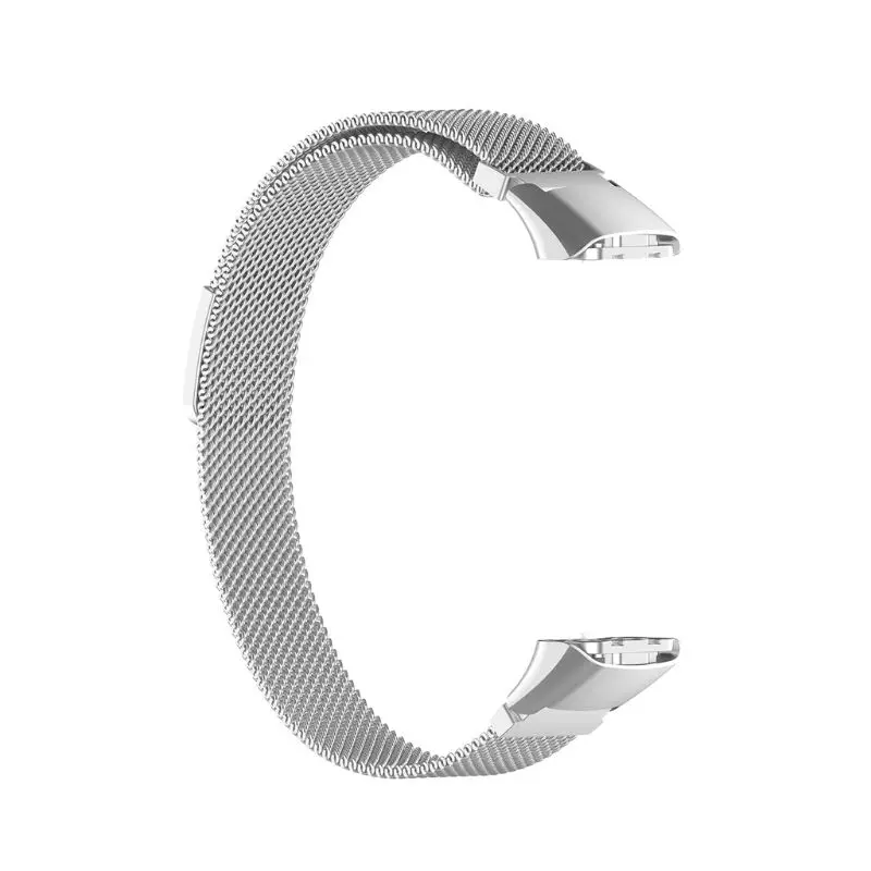 SILVER Магнитная Нержавеющая Сталь замена часы ремешок для samsung Galaxy fit SM-R370 браслет - Цвет ремешка: SILVER