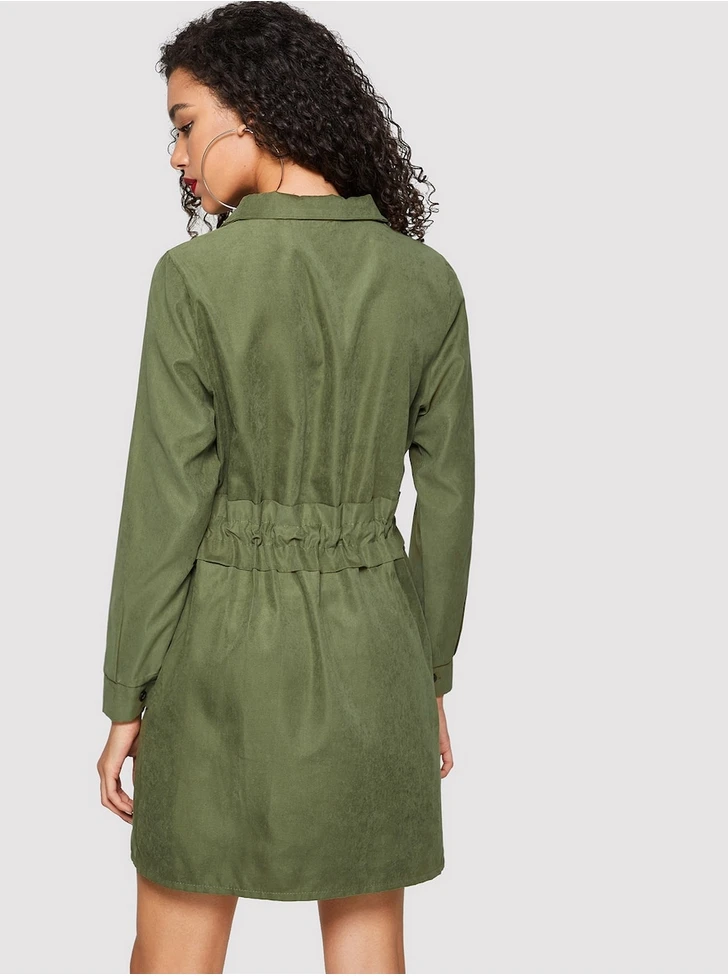 ZQLZ Весенняя Длинная блузка женская красное платье модные однотонные Шифоновые