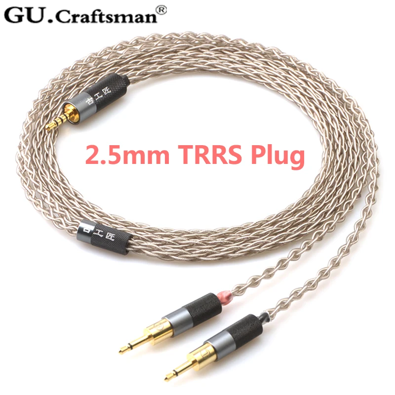 GUcraftsman 6n серебристый для SENNHEISER HD700 4 контактный XLR 2 5 мм/4 мм кабель обновления