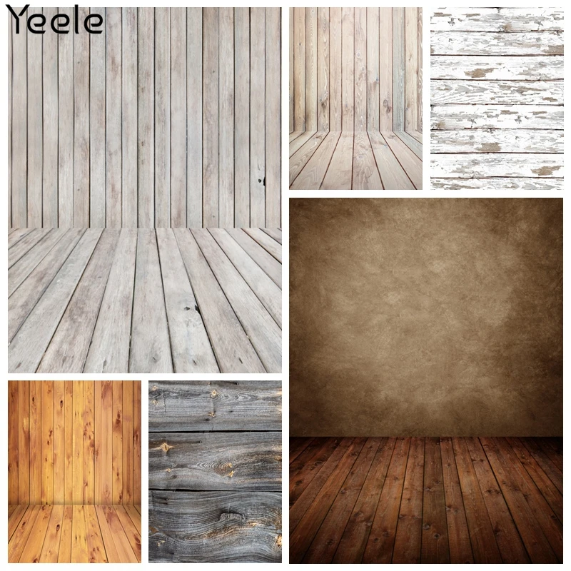 Фон для фотосъемки детей Yeele с изображением деревянной текстуры доски зернистой