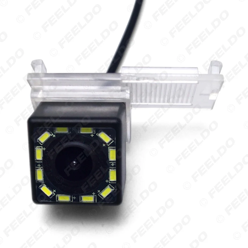 Автомобильная камера заднего вида FEELDO со светодиодсветодиодный кой для Peugeot