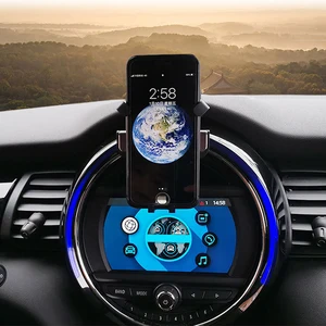 car navigation phone holder bracket wireless charging phone base for mini cooper one s jcw d f55 f56 f60 countryman accessories free global shipping