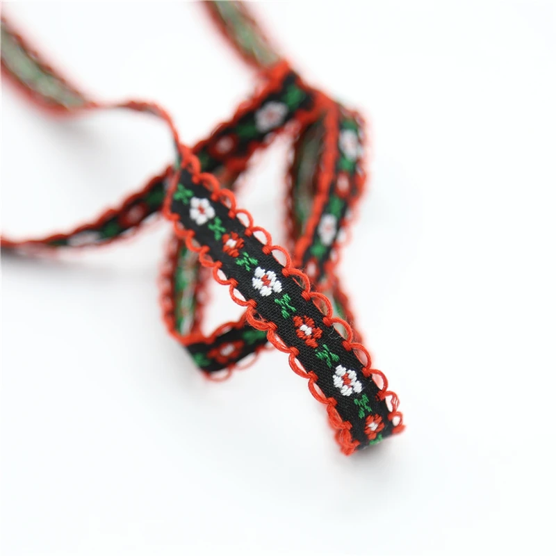 1Yards/Lot Lace Ribbon Tape 12MM Quality Trim DIY Embroidered For Sewing Decoration | Дом и сад