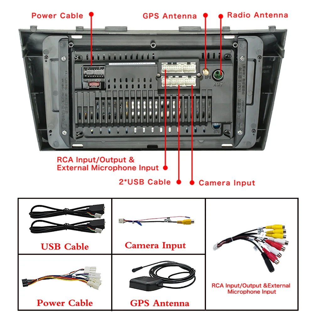 Автомобильный мультимедийный плеер 2Din Android 8 1 стерео 9 дюймов GPS RDS | Автомобили и
