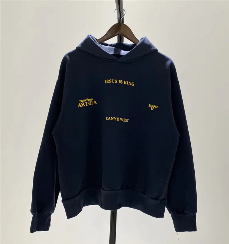 

Толстовка с капюшоном для прослушивания в Лос-Анджелесе, 2020fw, Канье, Уэста, Иисус Кинг, L.A, для мужчин и женщин, для вечевечерние, мужские пуло...