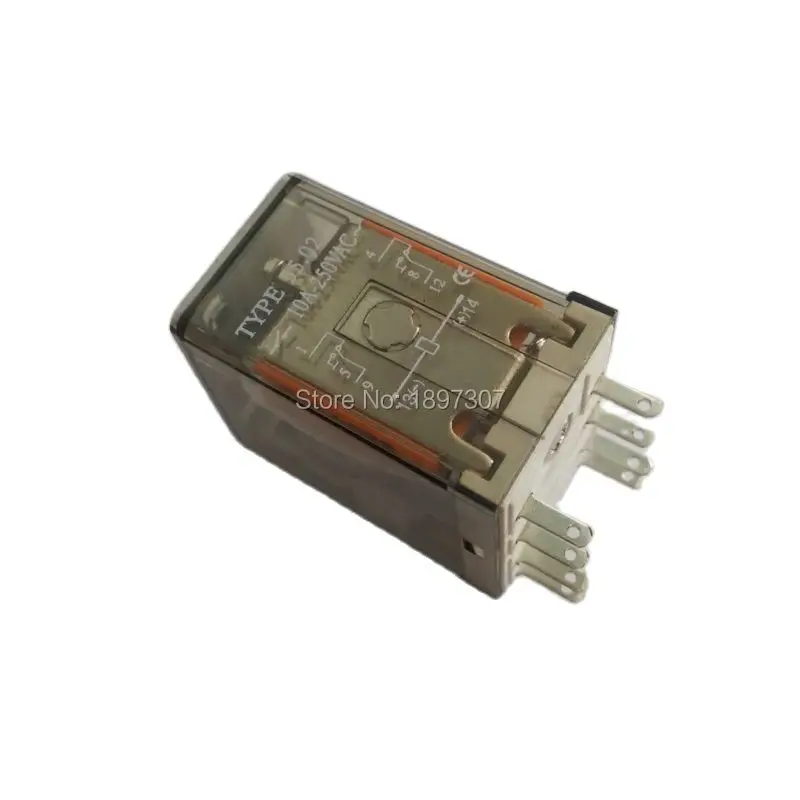 

10 шт., электрическое реле 55,02 220 В переменного тока 10 А, защитное реле 55,02, реле общего назначения