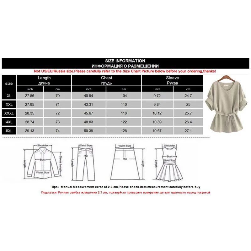 Блузка женская из хлопка и льна с V образным вырезом большим бантом|Блузки| |