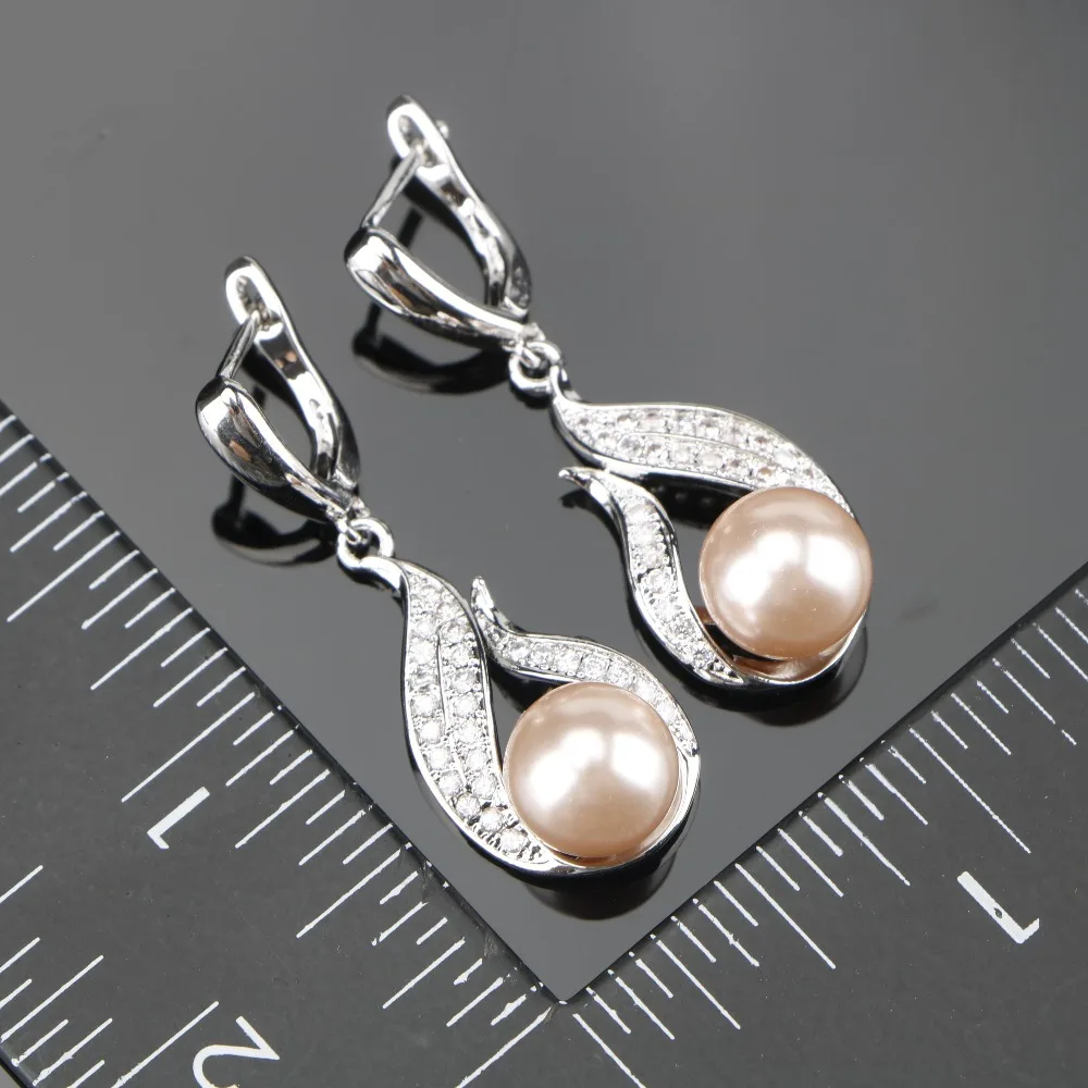 Женский ювелирный комплект из колье серёг и кольца серебра 925 пробы|costume jewelry