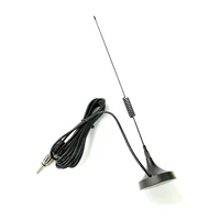 1pc universal car amfm antenna magnetic base with 2 8 extension cable for auto cd radio aerial wholesale