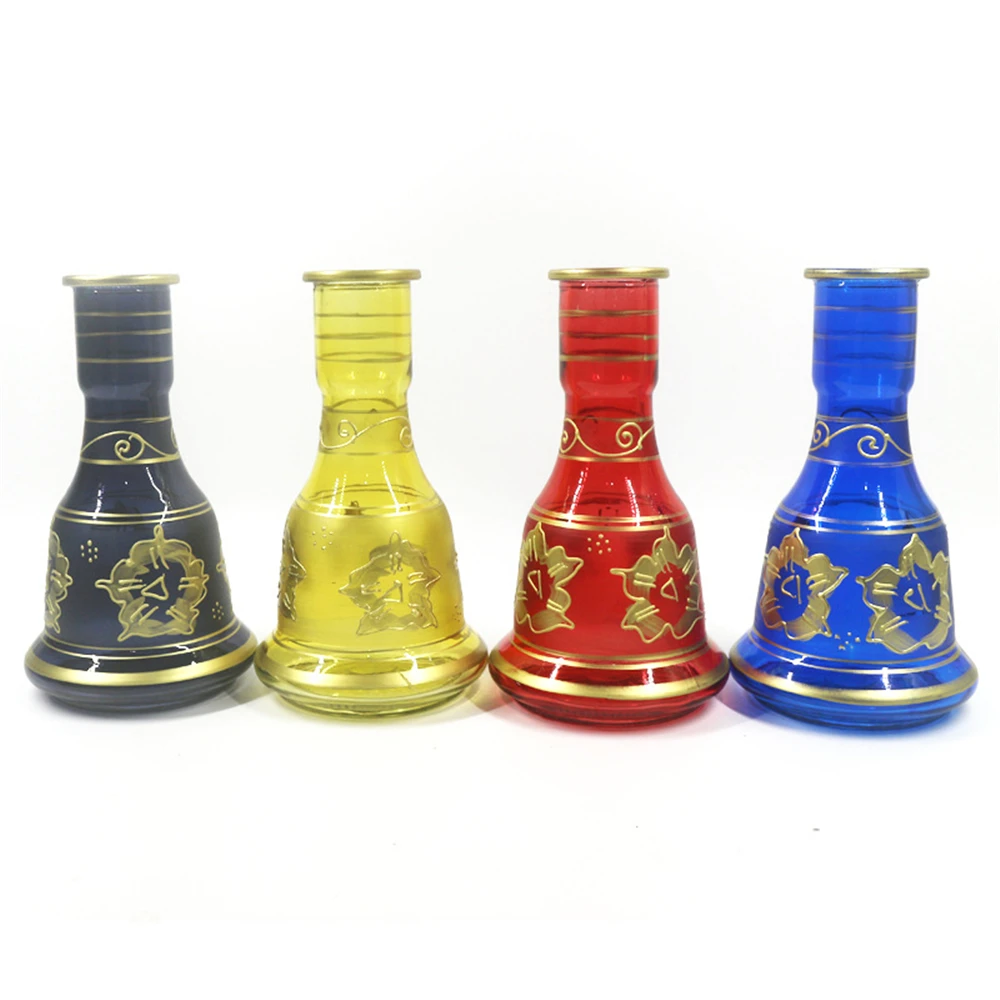 

Portable Travel Arabe Hookah Narguile Chicha with Narguile four Hose Tongs Charcoal Tray Shisha Accessories For four people