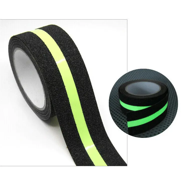 Новейшая уличная Нескользящая лента для пола лестничных ступеней Черная