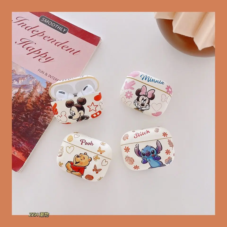 

Disney Mickey series Soft Wireless Bluetooth Earphone Case for AirPods Pro Storage Bag for AirPods 2 1 Protective Cover Fundas