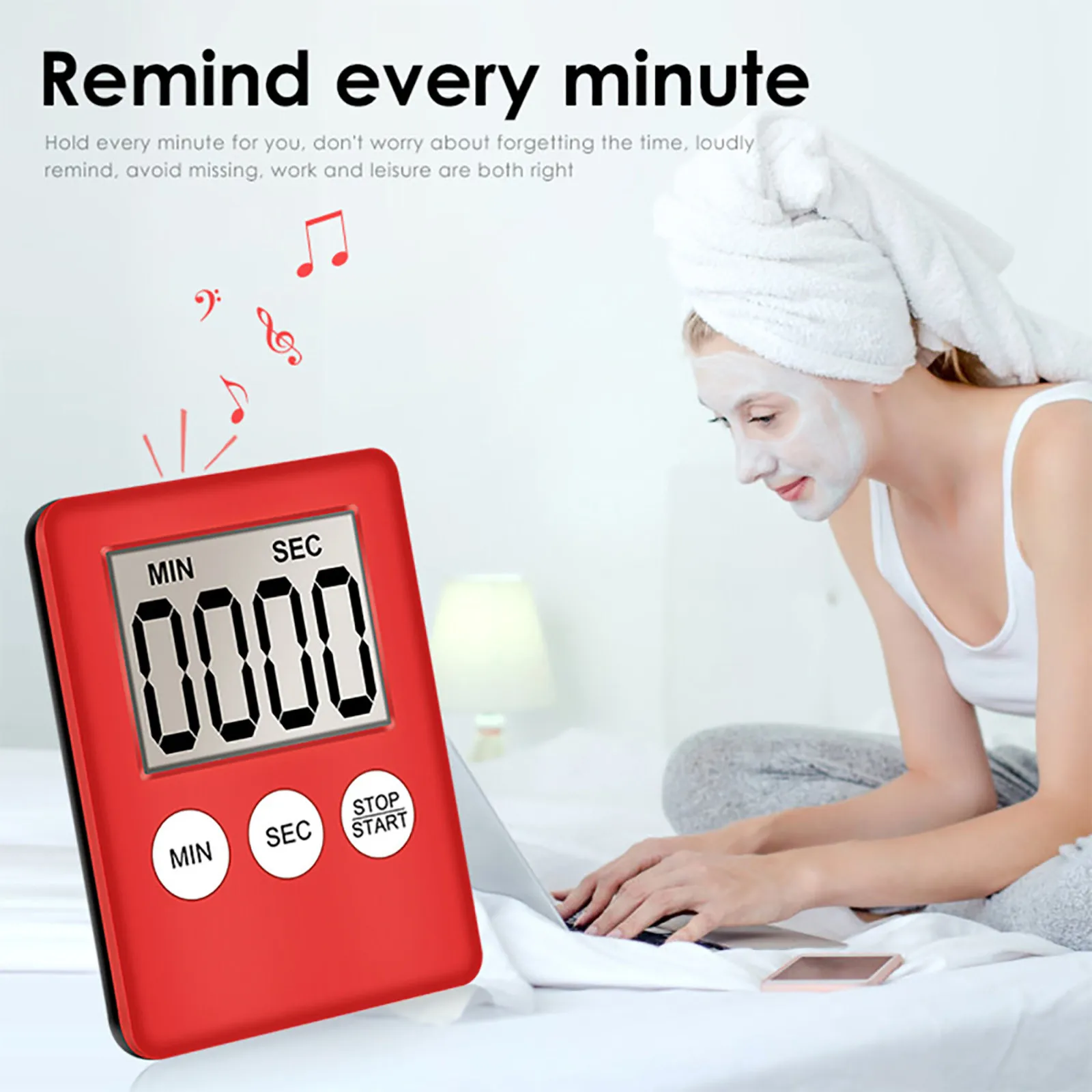 Цифровой ЖК-экран для кухни ванной комнаты Водонепроницаемый Таймер душа