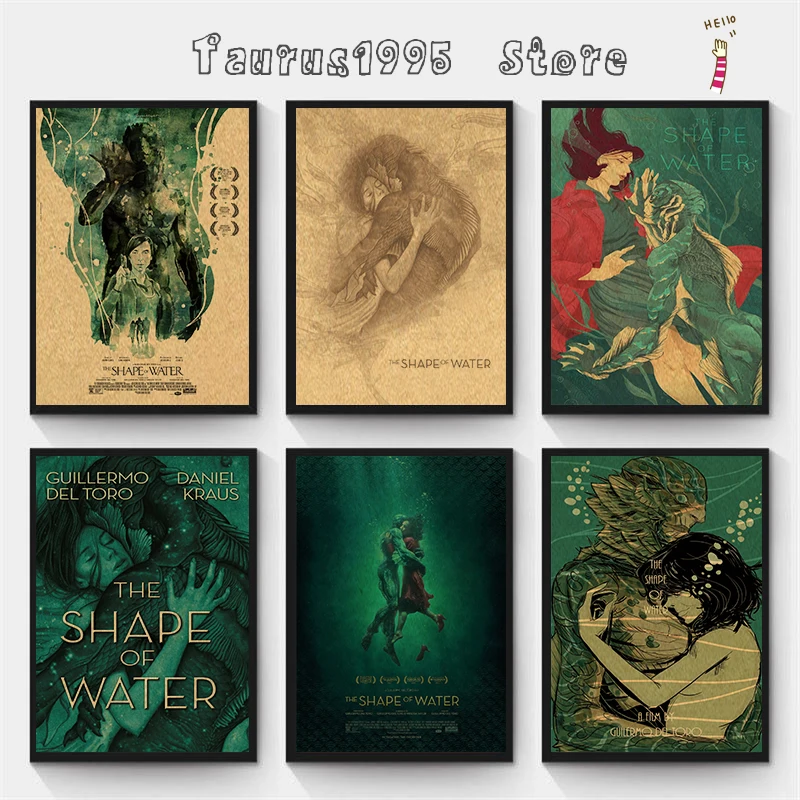 Новый винтажный плакат в форме воды красивые ретро плакаты для комнаты бара кафе