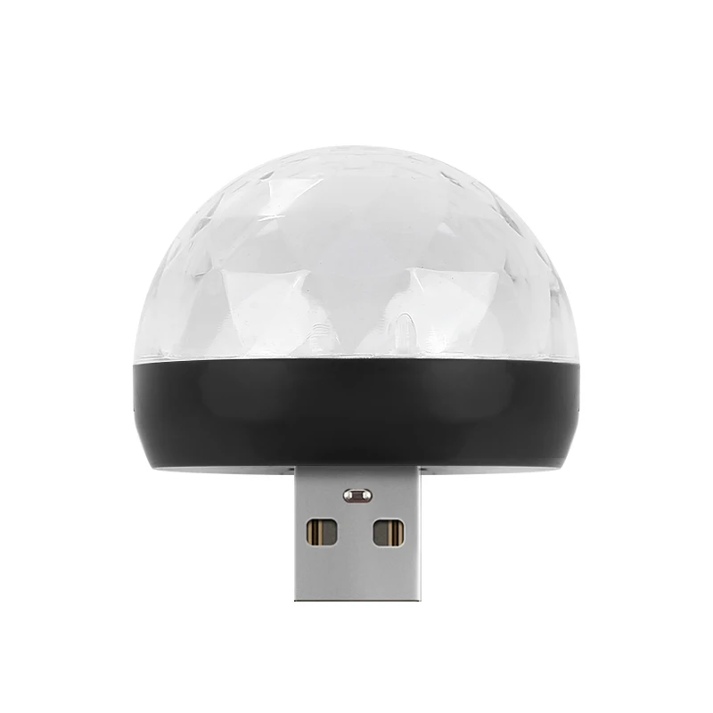 Светодиодный автомобильный декоративный цветной мини USB RGB светодиодный usb