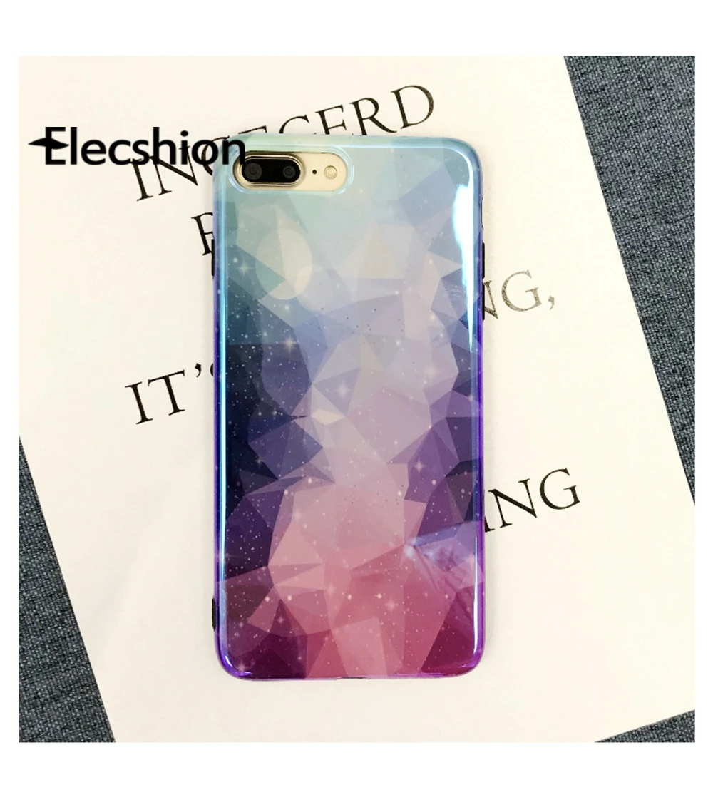 Чехол с лазерным бриллиантом для iPhone 7 8 Plus XR X 6s 6 чехол XS Max роскошные чехлы