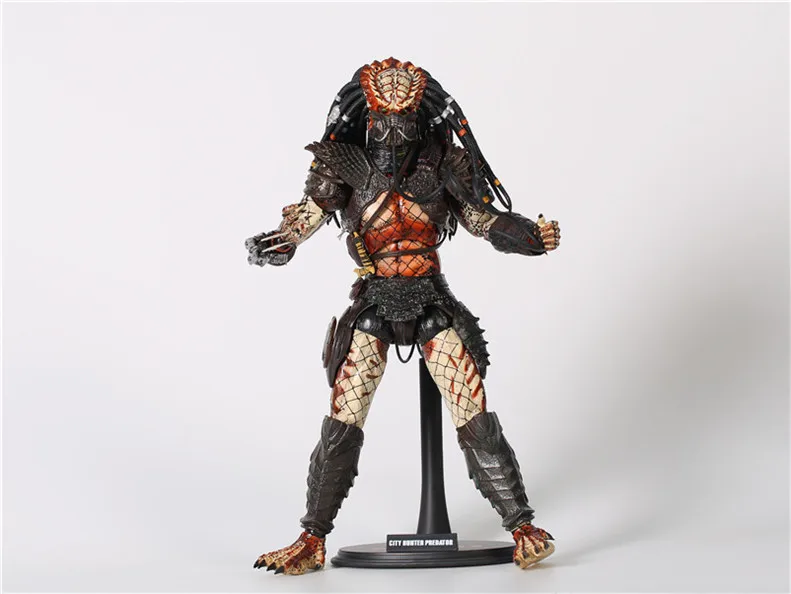 Predator A With Box Окцидент горячий фильм Бесконечность войны HC Аниме Фигурка Человек-паук и Тор и хищник, ПВХ фигурка героя Коллекционные детские игрушки - Цвет: Predator A With Box