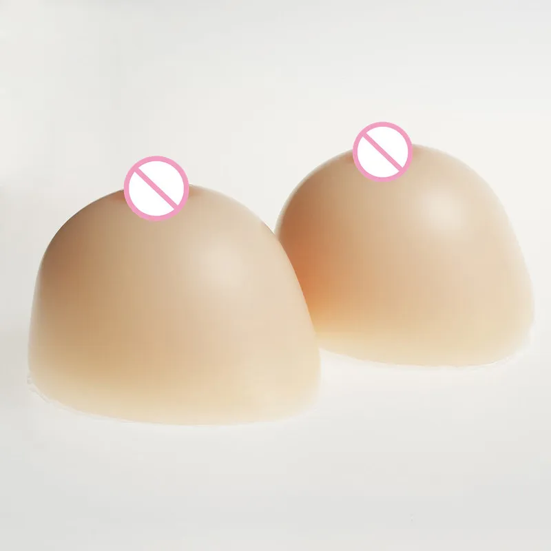 G To KK Cup Large Silicone Breast Forms Enhancer Drag Queen False Boobs Bush Up Backless Bra Plus Size Backless Bra Pink