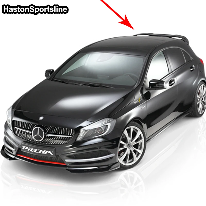 Задний спойлер на крышу для Mercedes A Class A45 AMG W176 FRP A180 A200 A220 A250 A260 заднее крыло 2013 2017|roof