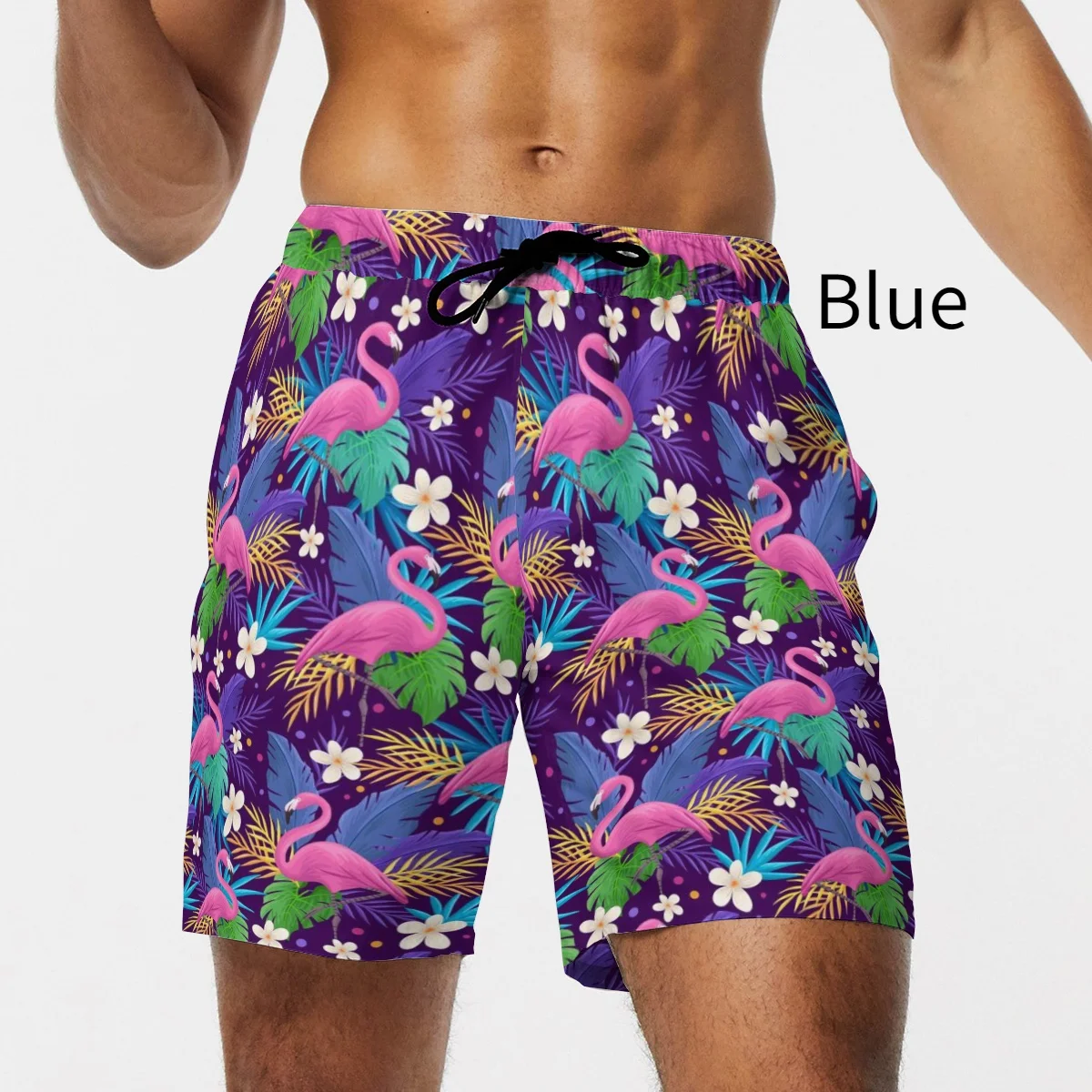 

2021Summer Beach Pants 3D Swimming Shorts Surf Men's Board Shorts Swimwear Men's Beach Pants