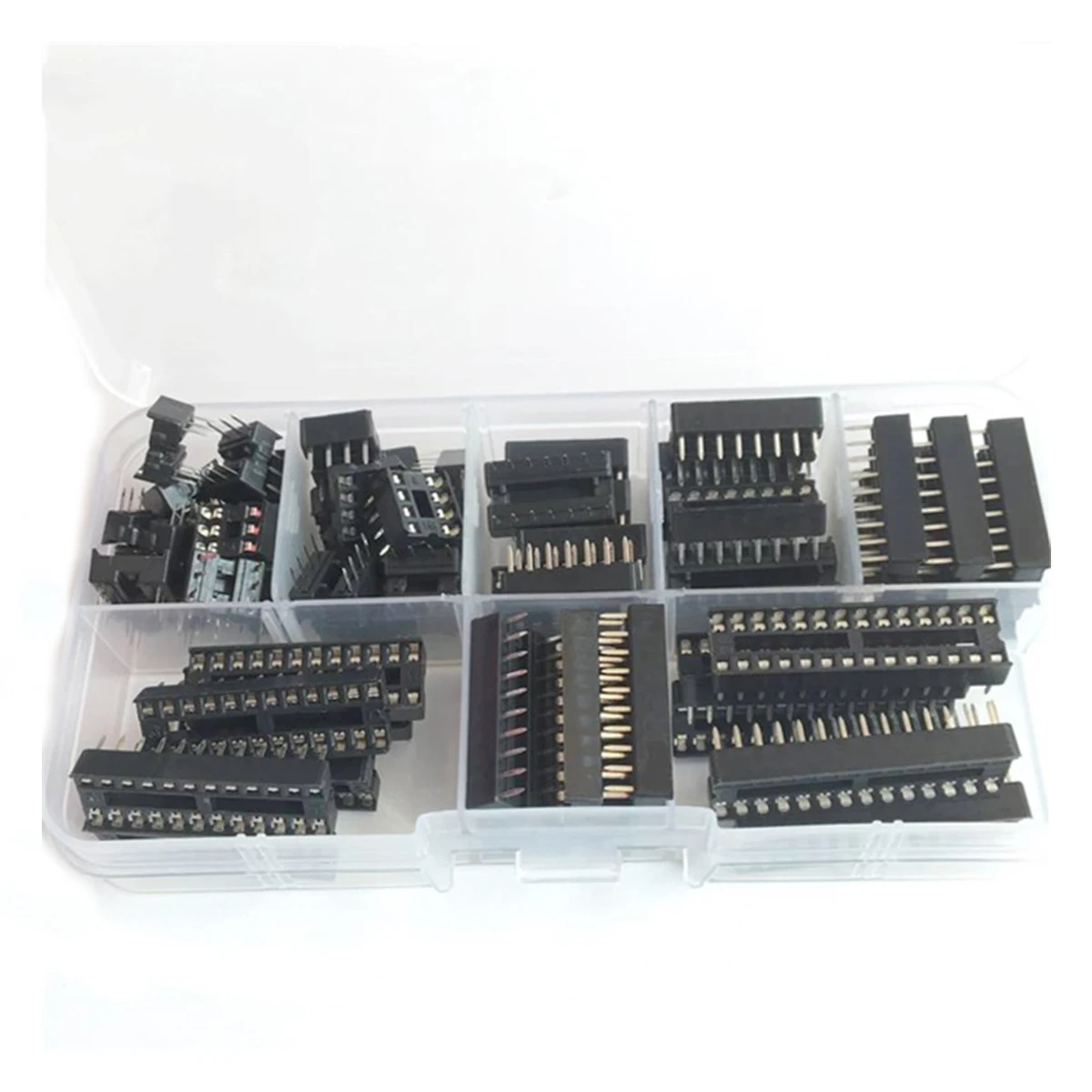 Адаптер для припоя DIP IC 66 шт./лот тип 6/8/14/16/18/20/24/28 контактов набор электронных