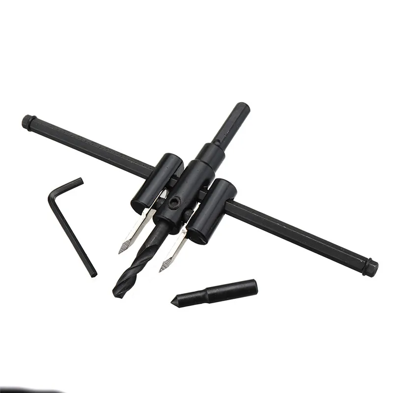 Прочный регулируемый 120/200/300 мм Круг отверстие пилы сверло резак набор для