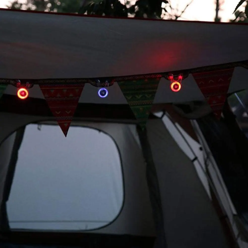 

Tent Decor Light Pull Cord Light LED Bulb Camping Decorative Light Rope Hanging Light For Outdoor Camping Decoration 10PCS