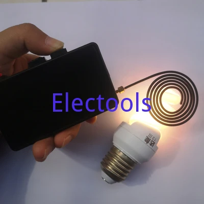 Tesla Coil Multifunctional Electromagnetic Pulse Point Bulb Small Black Box Intelligent Lock Fingerprint Lock Maintenance Detect