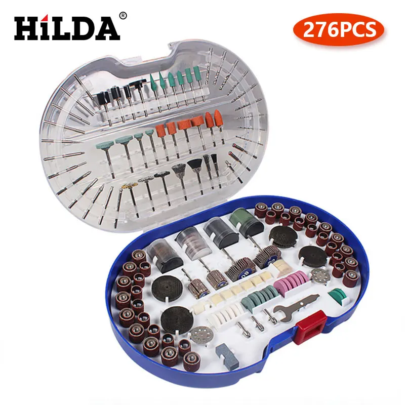 

HILDA Rotary Tool Accessories for Easy Cutting Grinding Sanding Carving and Polishing Tool Combination For Hilda Dremel