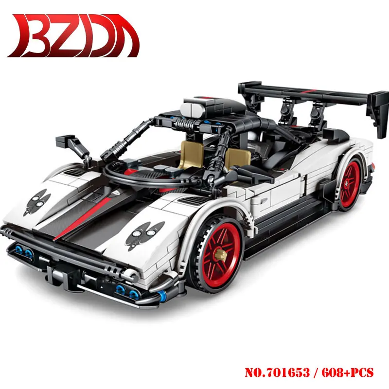 BZDA Paganilys hypecar скоростной Чемпион 608 шт город гонки спорт тянуть назад автомобиль