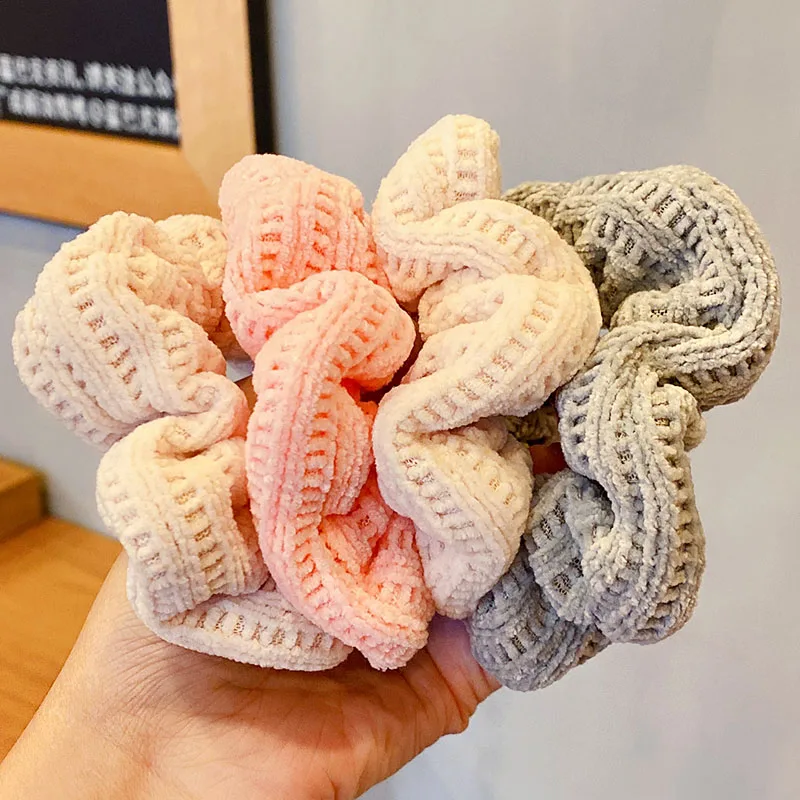 7 шт./компл. Женские Элегантные зимние плюшевые шерстяные вязаные эластичные