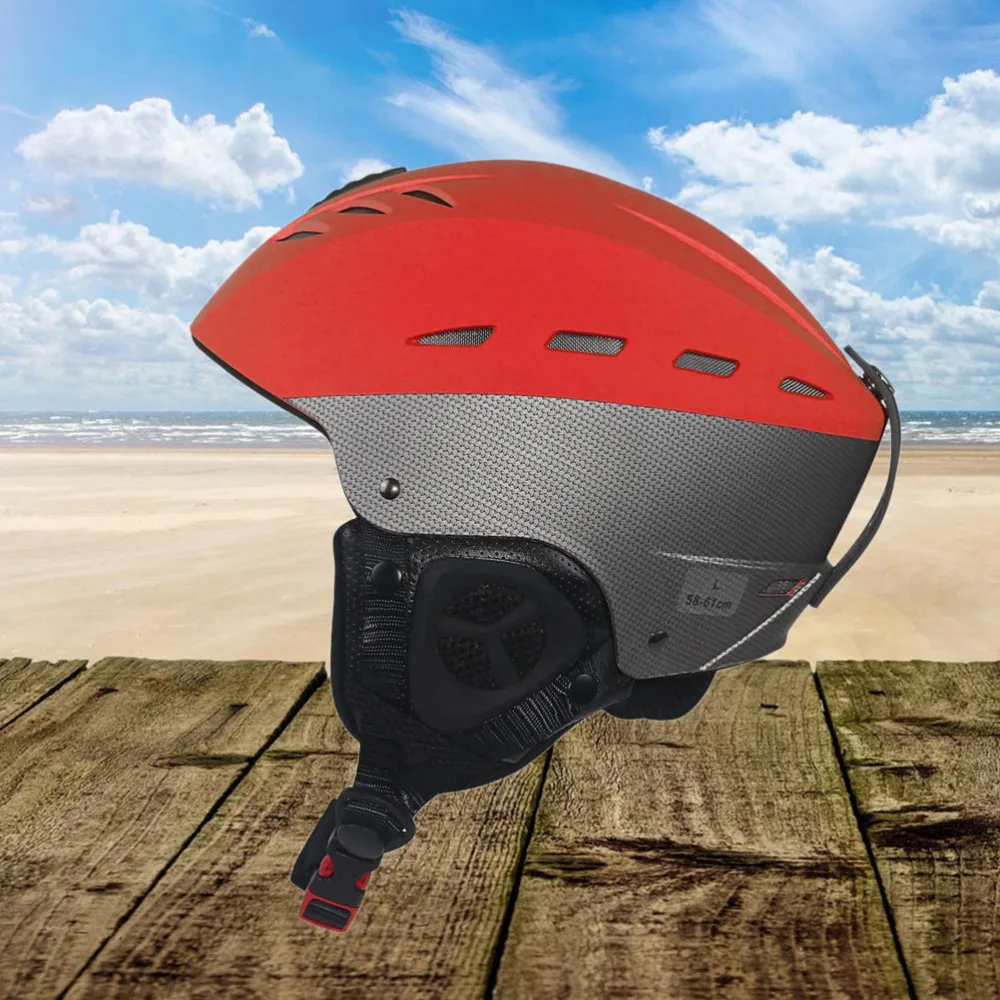 

Ski Helmet Snowboard Helmet Men Skating Skateboard Skiing Helmet Size (Black)