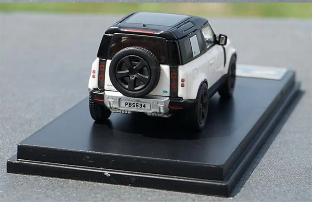 1/64 масштаб Lan * d Rover новая Defender белая Коллекционная модель автомобиля