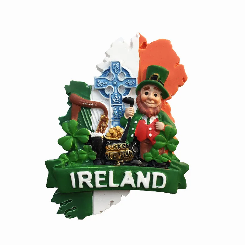 Магнит на холодильник в Ирландском стиле сувенир для путешествий подарок