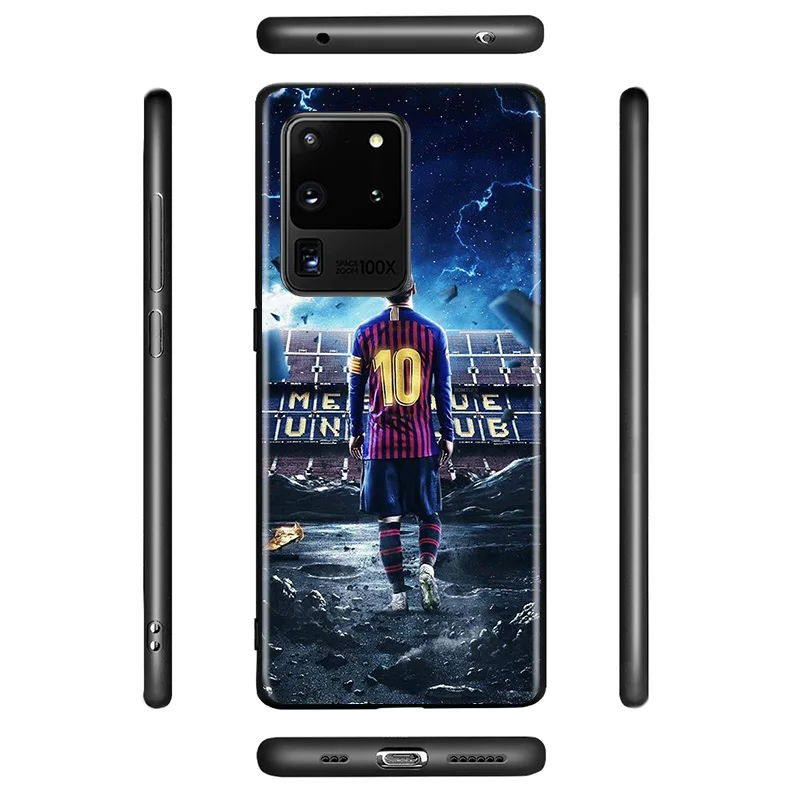 

Football Lucky Number M-10 C-7 For Samsung Galaxy A31 A51 A71 A91 A12 A32 A42 A52 A72 A02S A22 A01 Core Black Phone Case