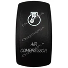 Водонепроницаемый IP68 клавишный переключатель воздушного компрессора, белый светодиод, 3 контакта ВКЛ.ВЫКЛ., SPST, 12 В постоянного тока, 24 В, переключатель для автомобиля, лодки