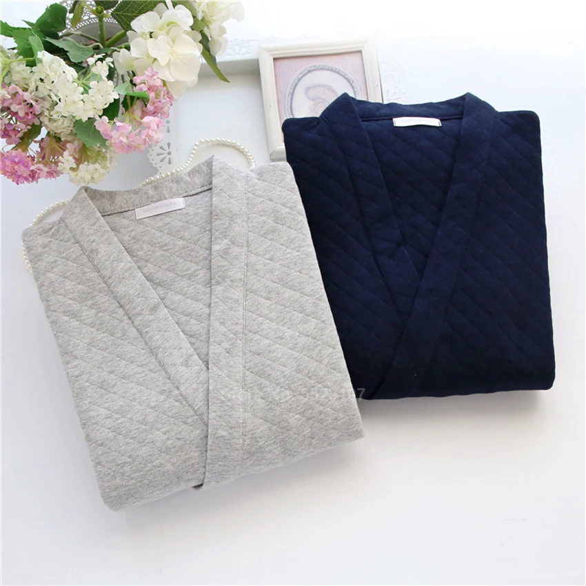 Пижама Мужская с V-образным вырезом теплый хлопковый пижамный комплект в