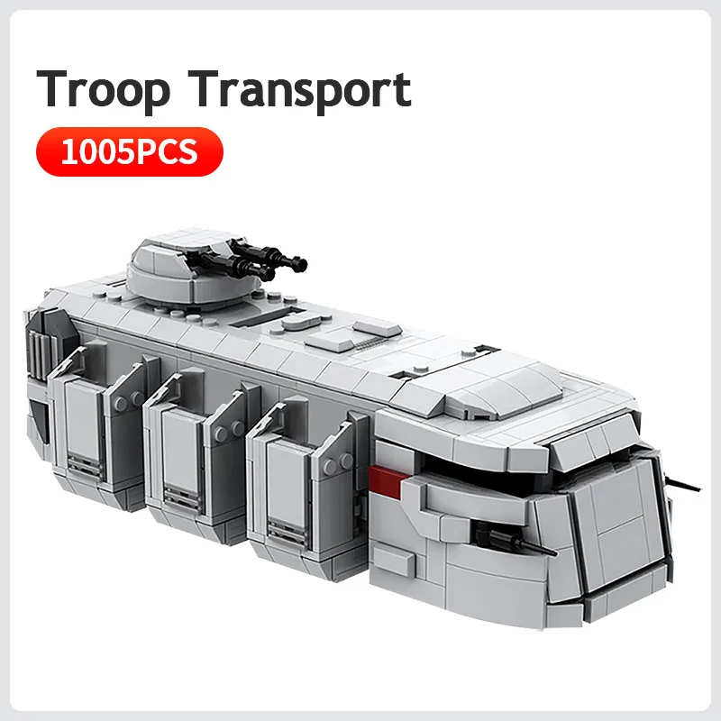 

MOC Space Troop Transport Vehicle Model Imperial Star Military Series Building Blocks Assembly Truck Bricks Kids Toys Xmas Gifts