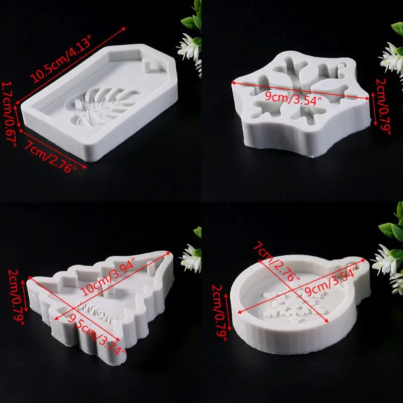 

Christmas Silicone Fondant Mold Cake Chocolate Decorating Baking Mould Baking & Pastry Tools