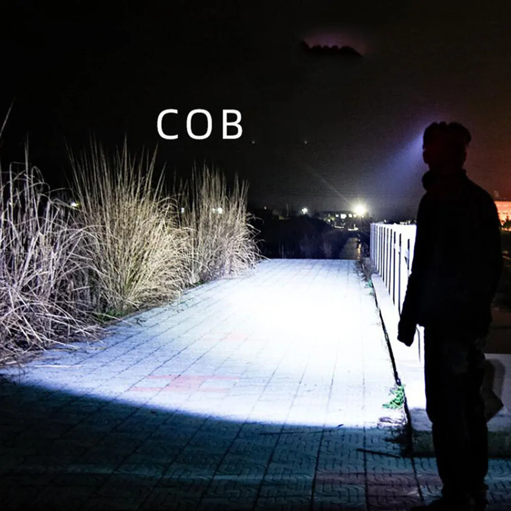 

Светодиодный водонепроницаемый Головной фонарь с COB матрицей, 3 режима, уличный Головной фонарь для велоспорта, рыбалки, кемпинга, ночной ры...