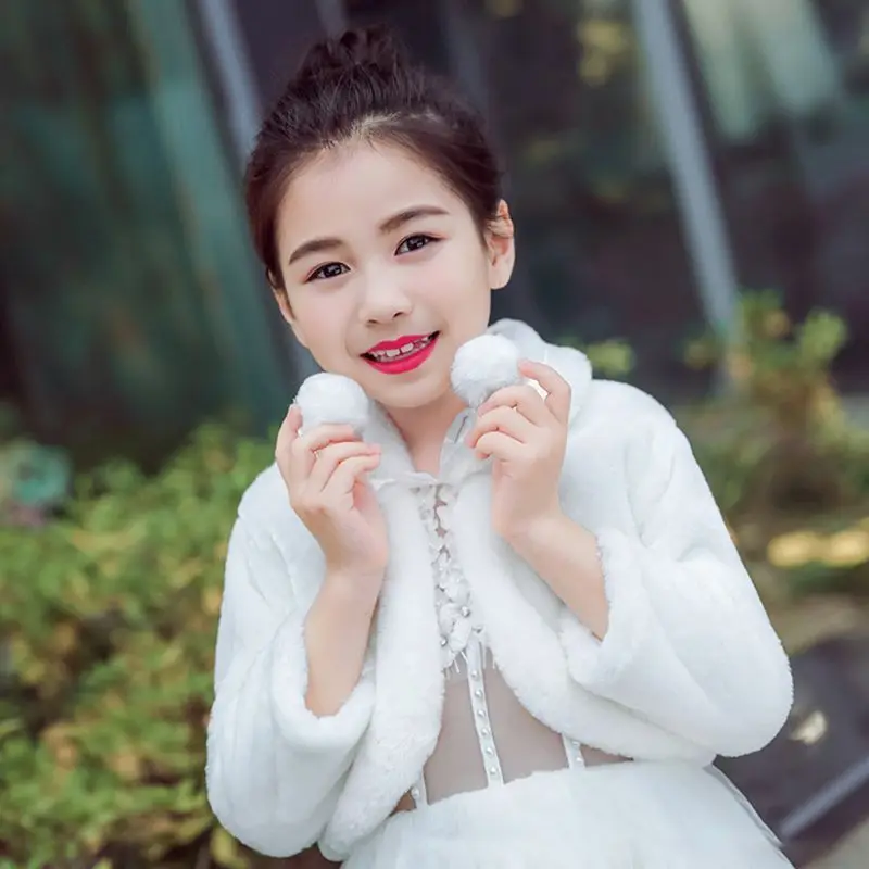 Бесплатная доставка элегантная теплая шаль из искусственного меха однотонная