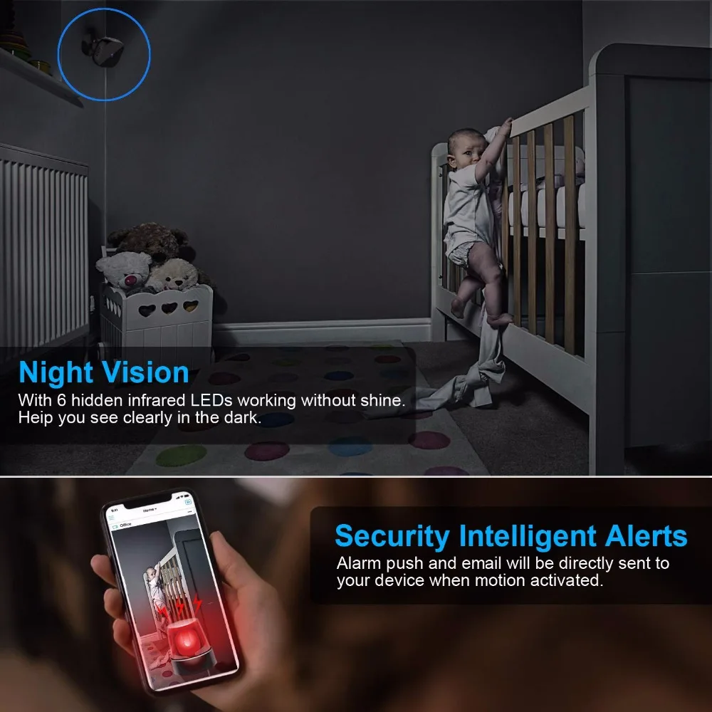 Мини камера HD 1080P Wi Fi инфракрасная ночная версия микро видеокамера DVR