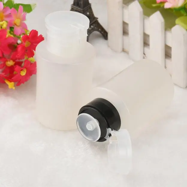 Пустой прозрачный насос диспенсер бутылка для средство удаления ацетона и лака