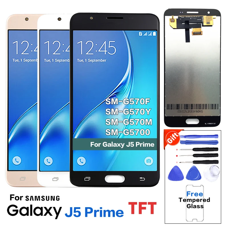 Для Samsung GALAXY J5 Prime LCD G570 G570F/On5 2016 дисплей сенсорный экран в сборе Замена для SAMSUNG +