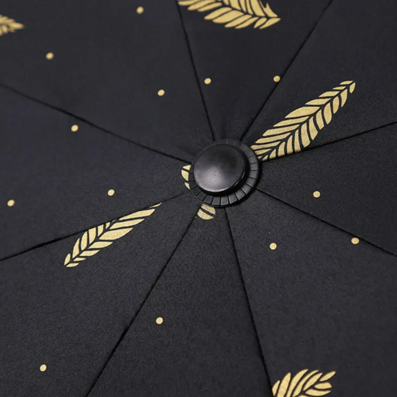 Мужской и Женский креативный рекламный Солнечный дождливый Зонт с бронзовым