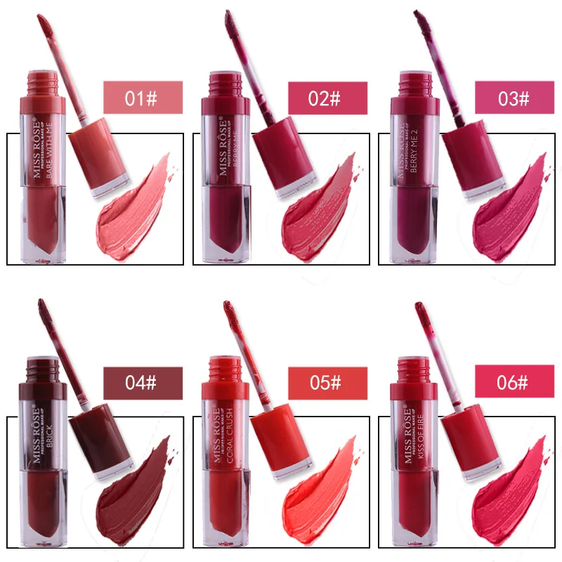 

Matte Matte Non-sticky Cup Lip Gloss 24 Colors Waterproof and Not Easy To Decolorize Lip Glaze Cross-border Supply