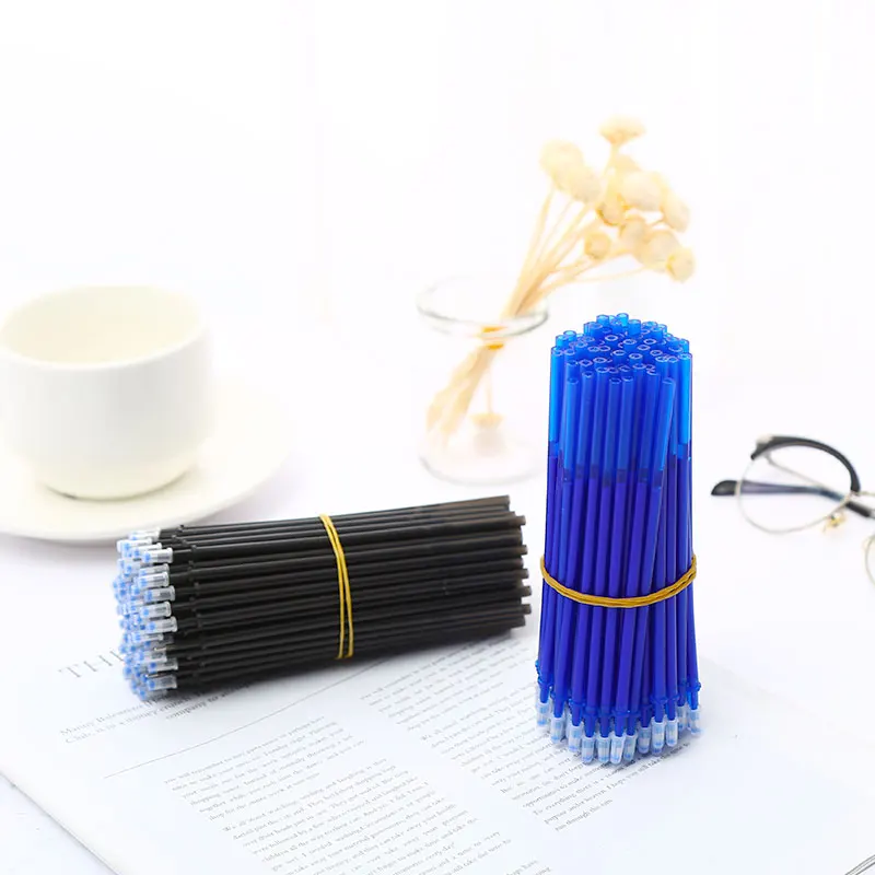 20 шт./компл. стираемые черные синие чернила для гелевой ручки заправки флэш